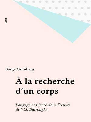 cover image of À la recherche d'un corps